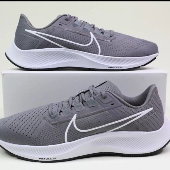 Nike Other - Nike Air Zoom Pegasus 38 Gunsmoke/white size 12
